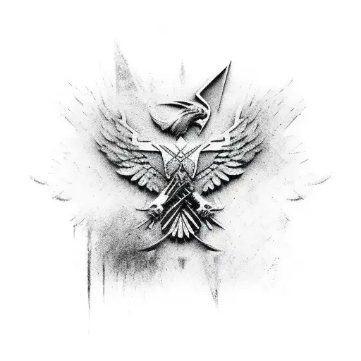 Assassin Creed Logo With Eagle
