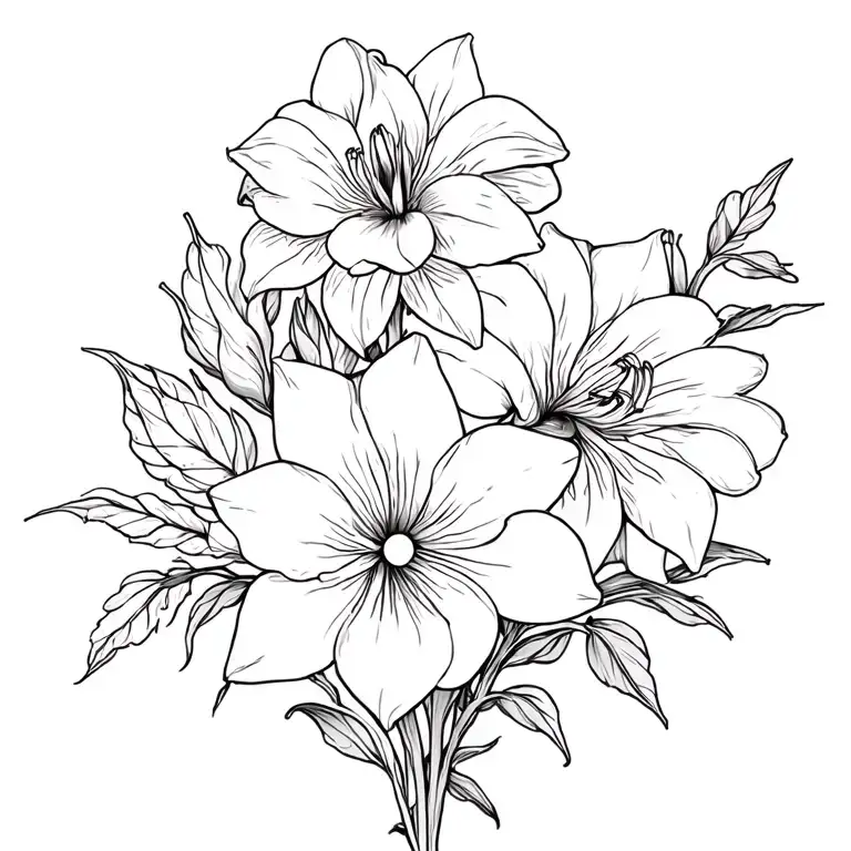 Roses Lily Tulips Orchid Dahlia And Amaryllis Vertical