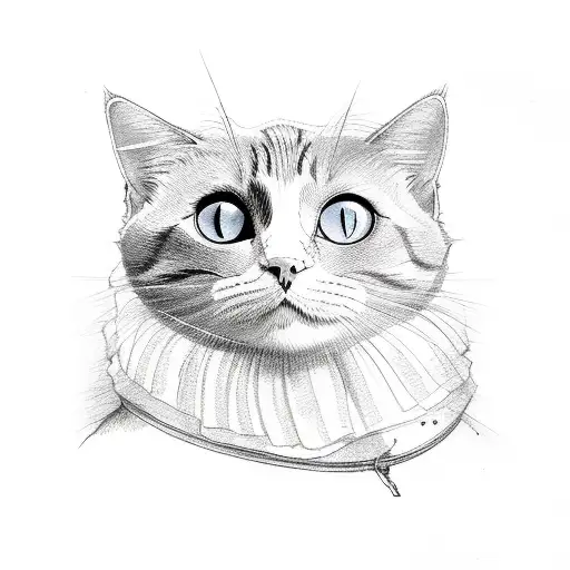 French Cat With Baget