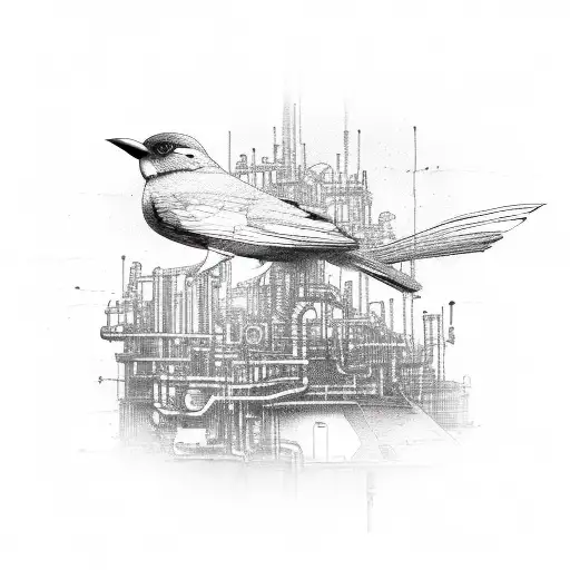 Bird Industrial Cyberpunk