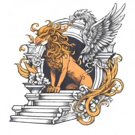 Phoenix On The Stairs