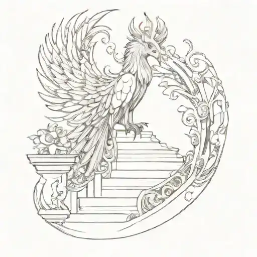 Phoenix On The Stairs