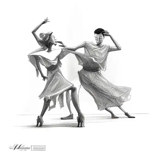 Teen Son And Mother Dancing