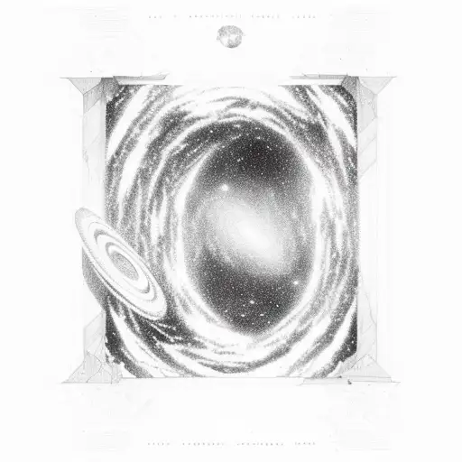 A Cosmic Keyhole Revealing A Breathtaking View Of The Galaxy