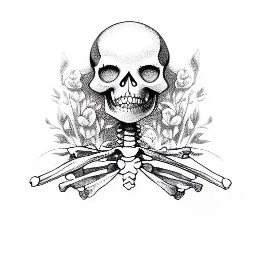 Mexican Skeleton Stick Figure