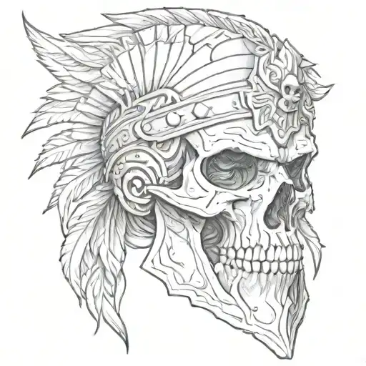 Roman Warrior Skull