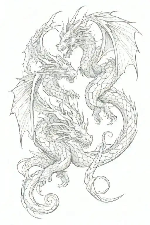 Twin Dragons Going