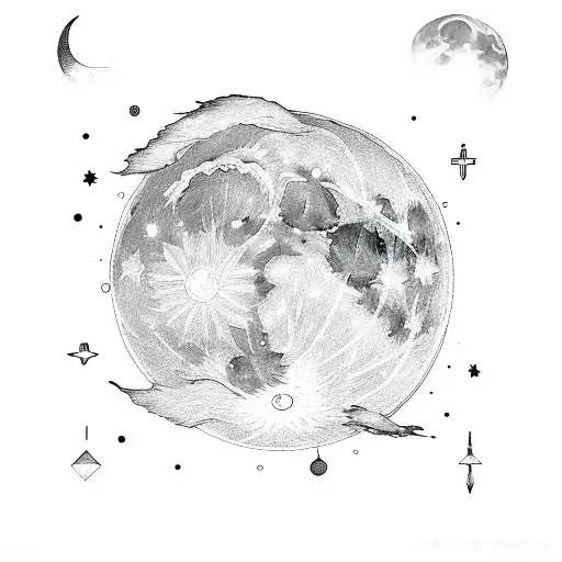 Moon Sun And Stars Fine Line