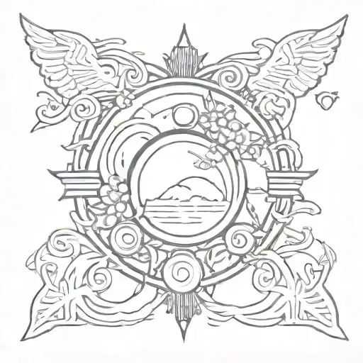 Oasis Music Tattoo Design Inspired