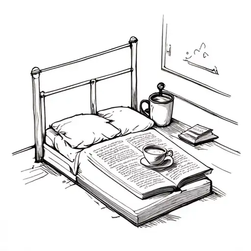 I Want A Book And A Coffee And A Bed