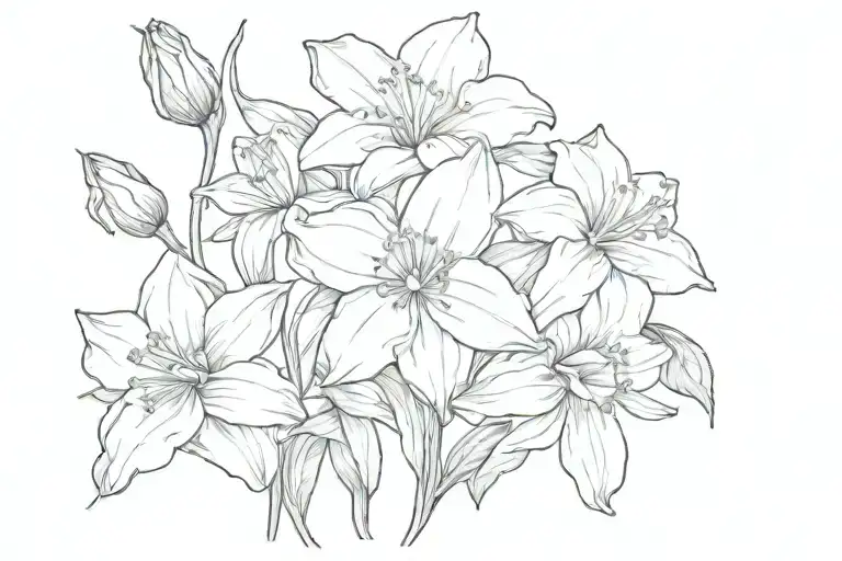 Rose Daffodil Narcissus 2 Lilly Of Valley Morning Glory Daisy