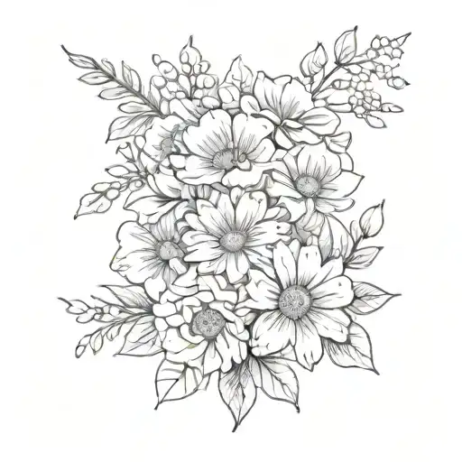 Birth Month Flower Bouquet