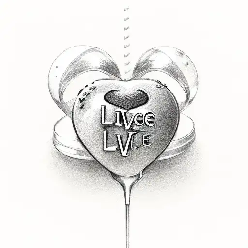 Live Laugh Love With Golf Heart