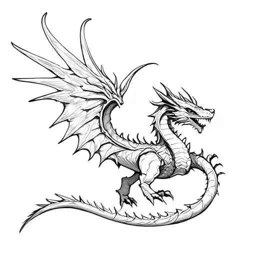 Dragon With Wings