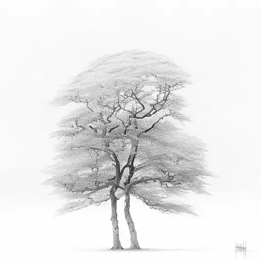 Tree That Repesents The Concept Of Strength