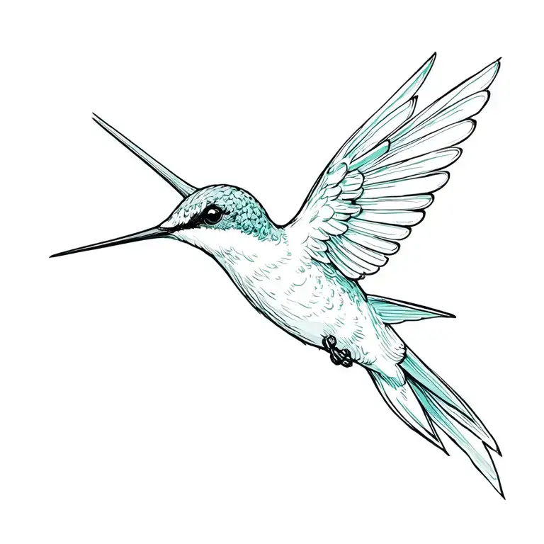 Humming Bird Rising