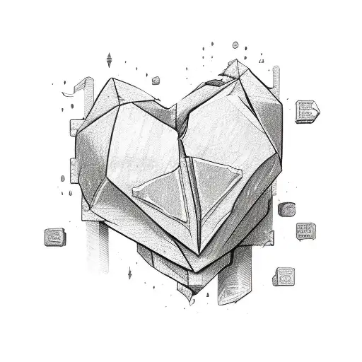 Broken Heart Duct Taped Together