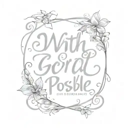 With God All Things Are Possible