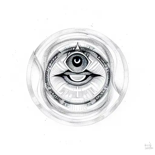 Infinity Symbol With Evil Eye