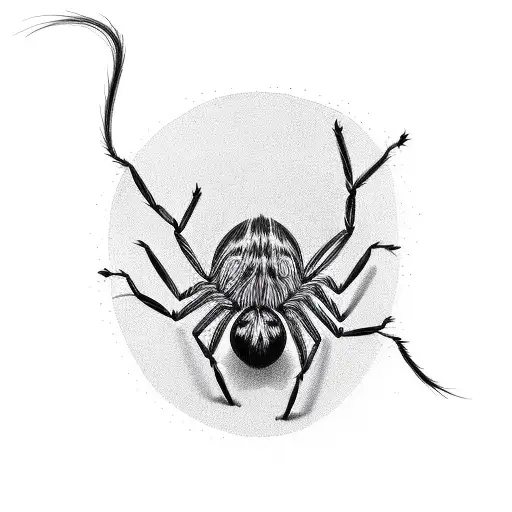 Black Cat And Spiders