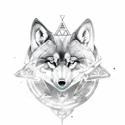Triforce Tree Wolf