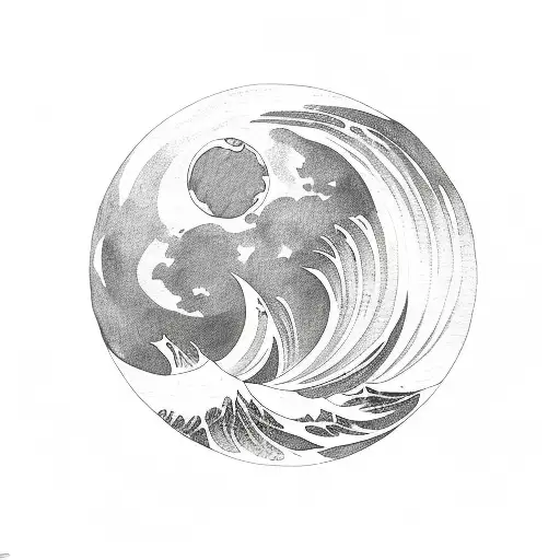 The Moon And The Wave