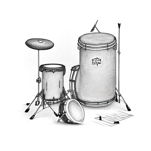 Drum And Music Together