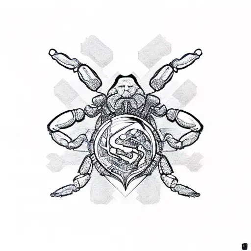 The World Is Your With Money And A Scorpion