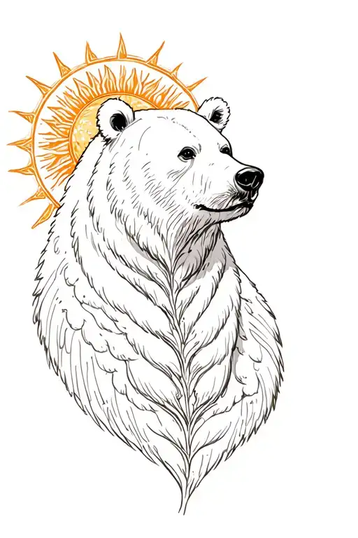 Bear And Sun
