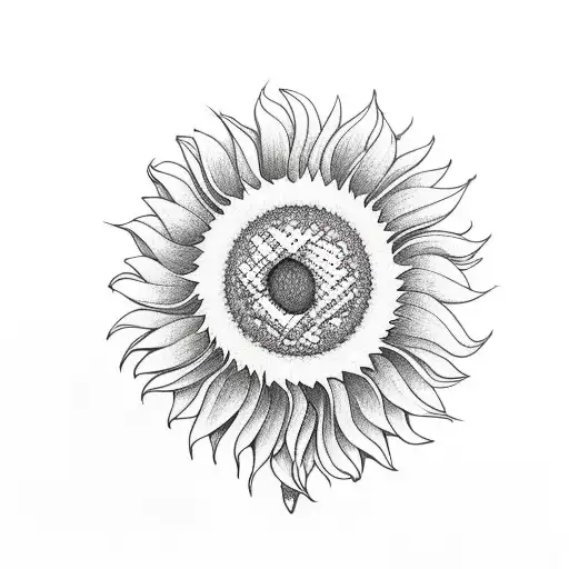 Surf Board With Sunflower Inside