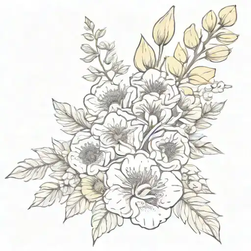 Birth Flower Bouquet