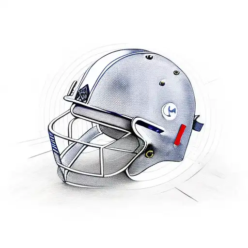 Cricket Helmet And Navy Logo Gether And Some Art Work