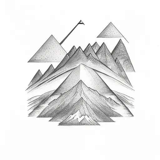 Initial M Shaped As A Mountain