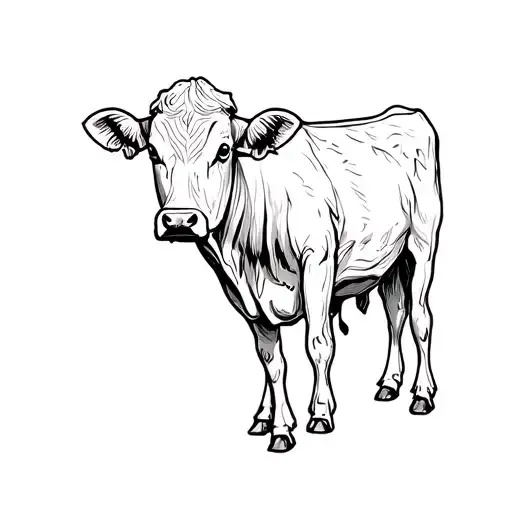 Fine Line Cow Small