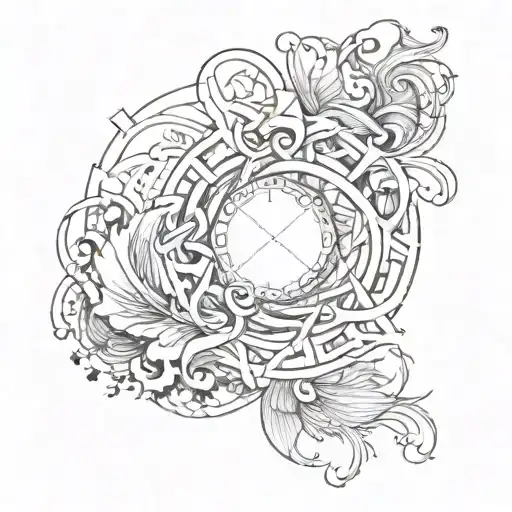 Color Arm Tattoo Which Goes Onto Chest