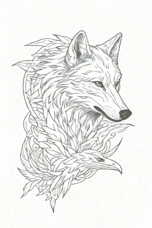 Wolf And Raven