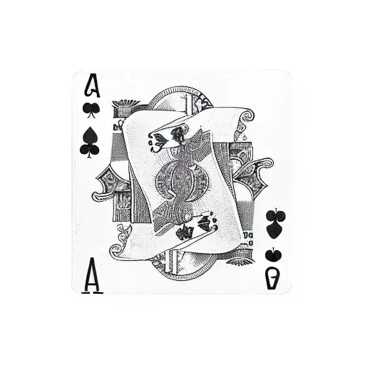 Seven Of Spades And Seven Of Clubs Poker Playing Card