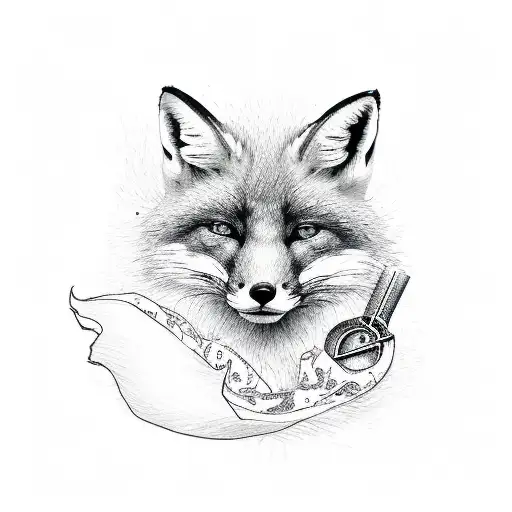 Fox With Letters J E K