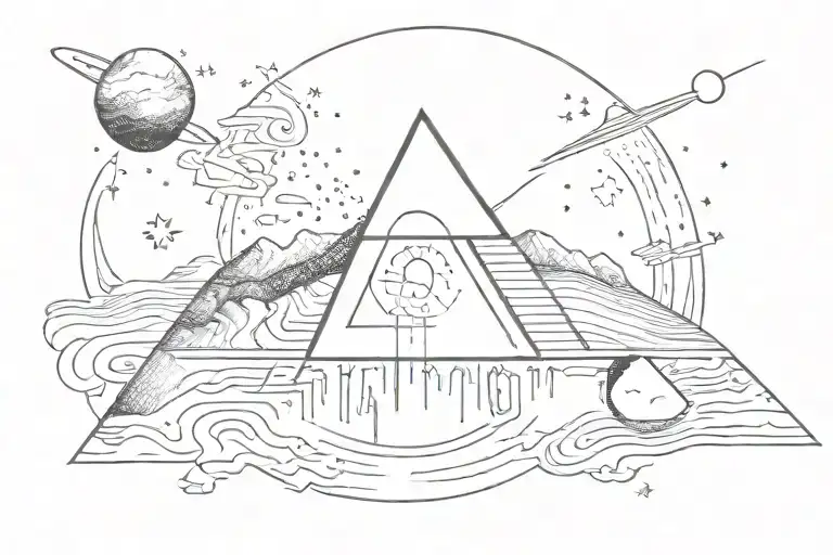 Dark Side Of The The Moon Album Tattoos With Songs