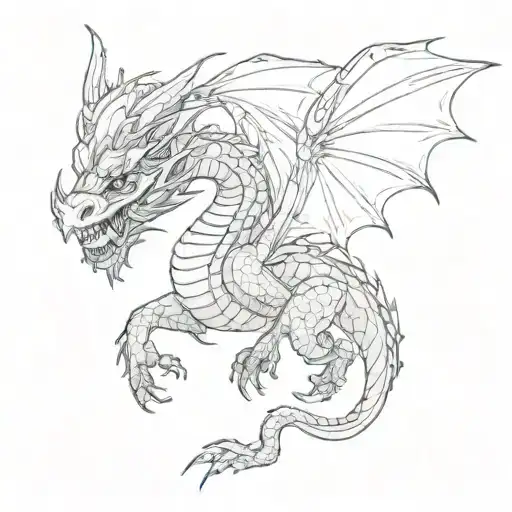 The Dragon Somehow Flies Upside Dow