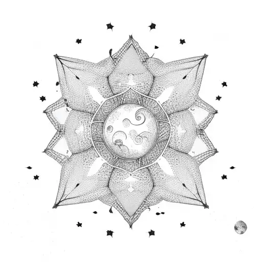 Chinese Lanterns With Stars