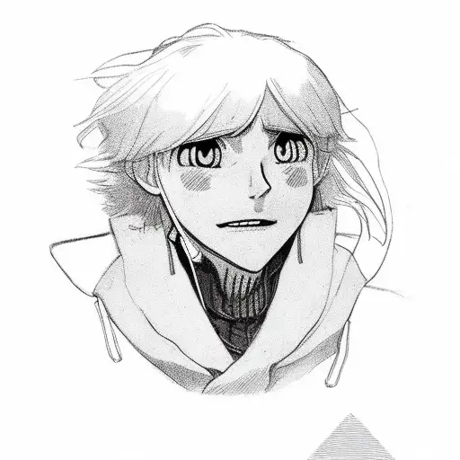 Howls Portrait From Howls Moving Castle Looking Down Wearing And Earring And Jacket