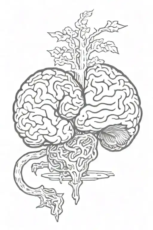 Brain Amd Heart On Opposite Ends Of A Scale With The Heart Weigjing More Thqn The Brain