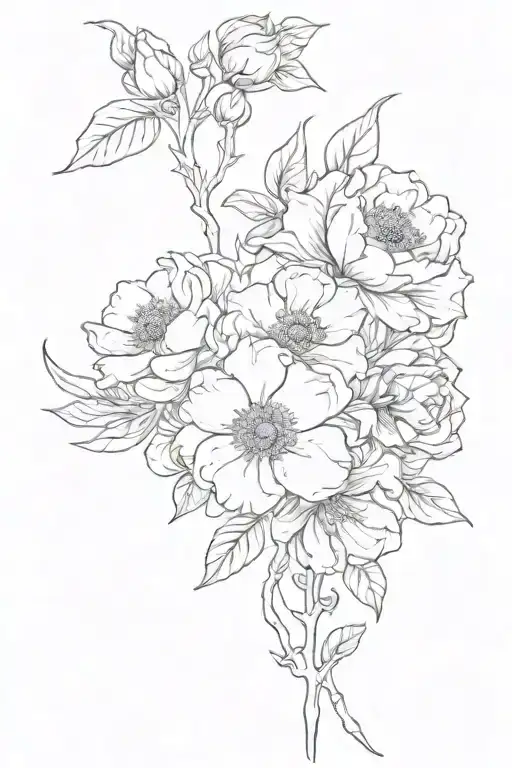 Flowers Growth Strength Courage