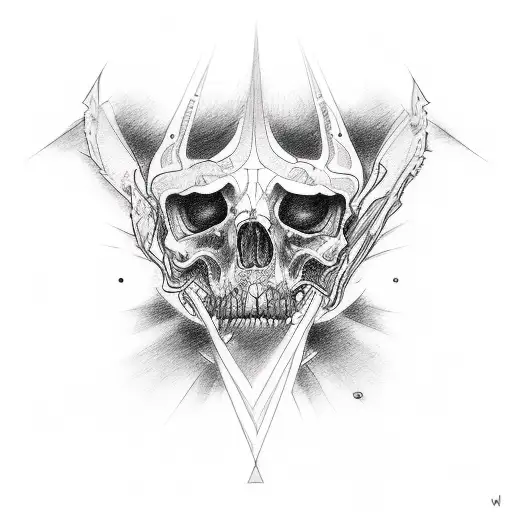 Wide Line Tattoo On Neck