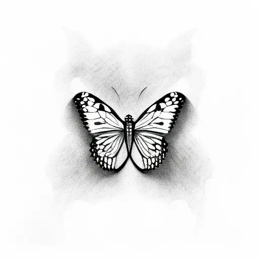 Butterfly With Anar Inside Wing