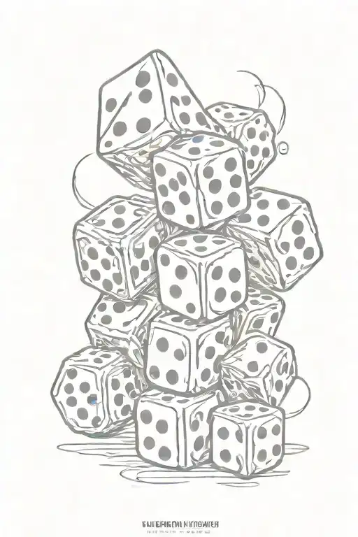 Dice Cards Gambling Addiction Combined