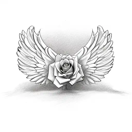 Angel Wings Roses