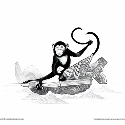 Monkey Facing Forward