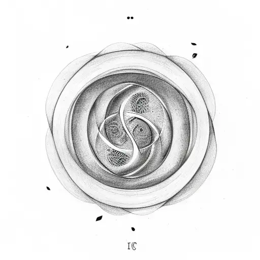 Fibonacci Circle With Type O Negative Band Logo And Tree